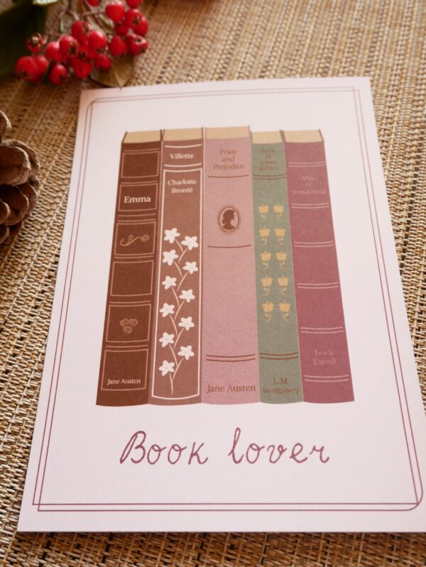 Book lover carte postale