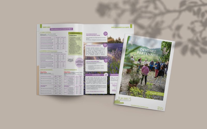 Brochure guide du partenaire Baronnies tourisme