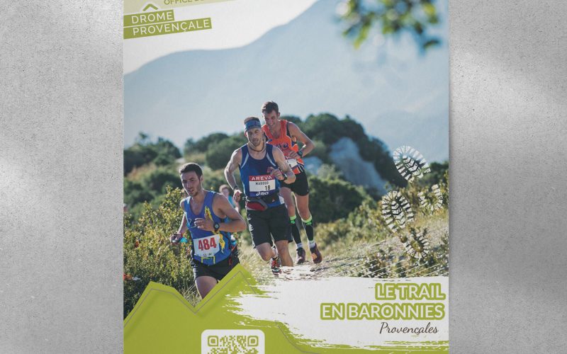 affiche trail tourisme baronnies